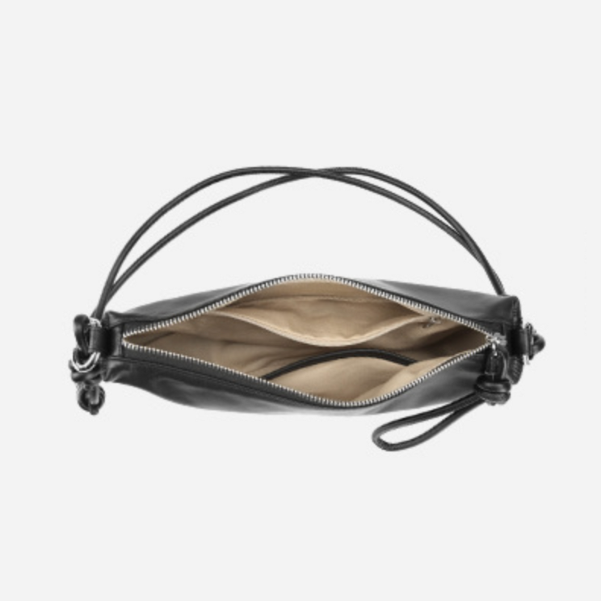 Handmade Black Leather Bag for women