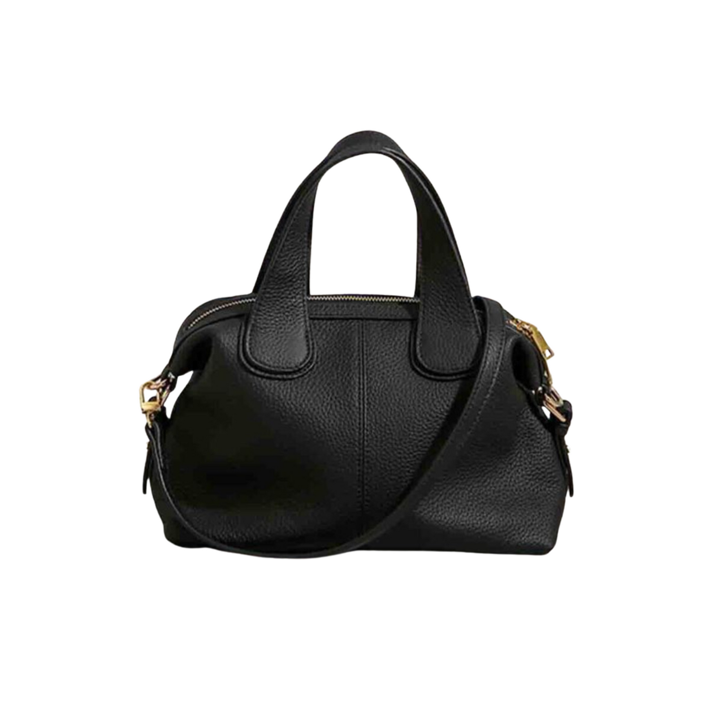 Top Handle Bag in Leather