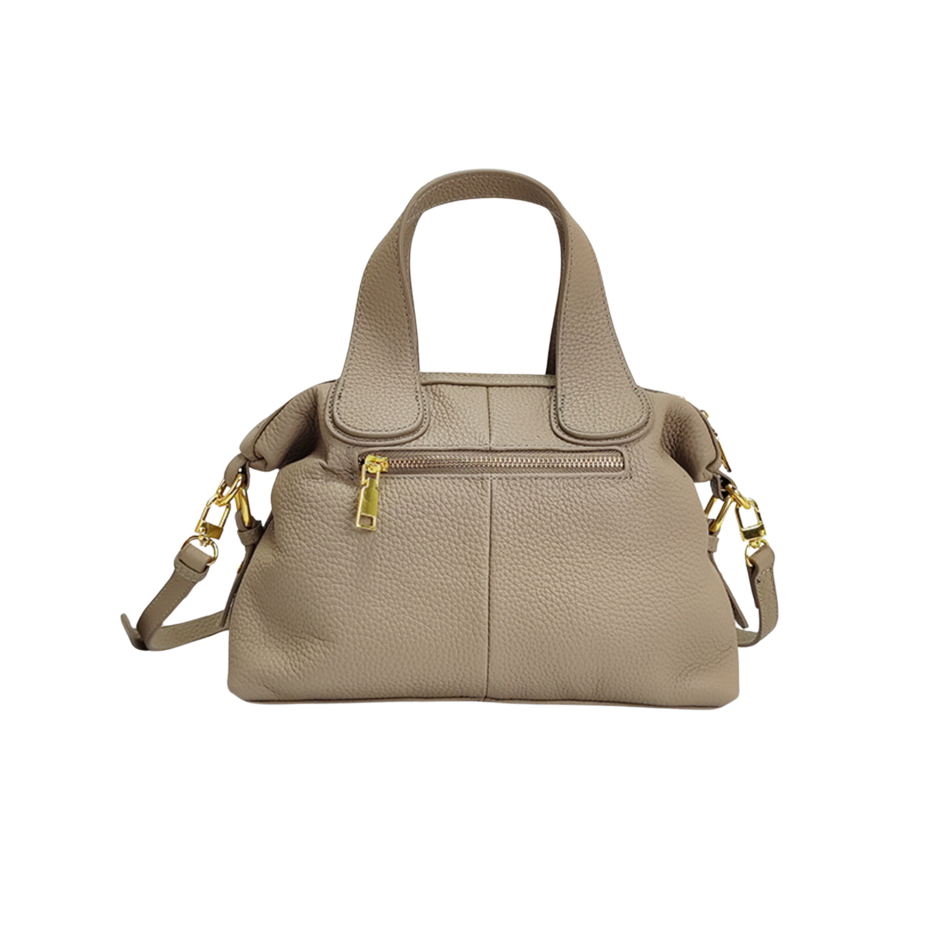 Top Handle Bag in Leather