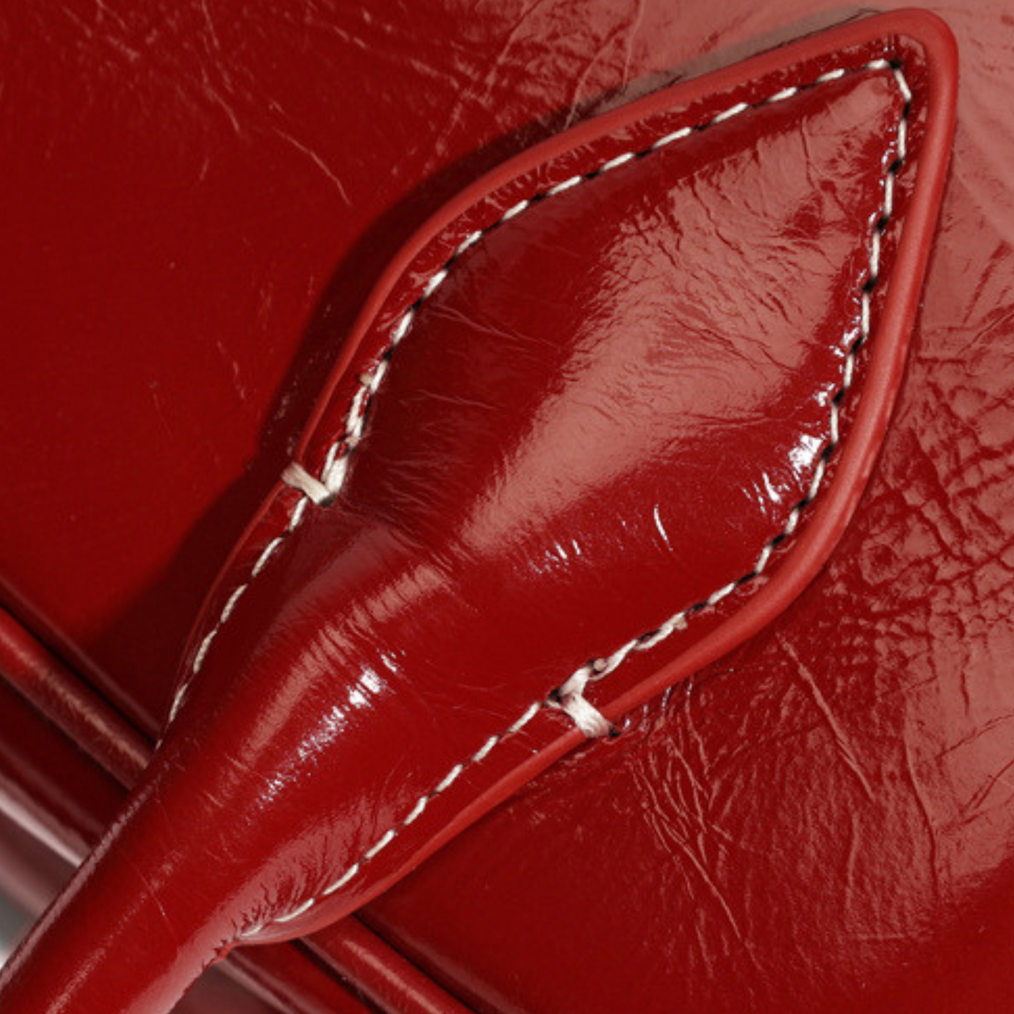 Top Handle Bag In Patent Leather